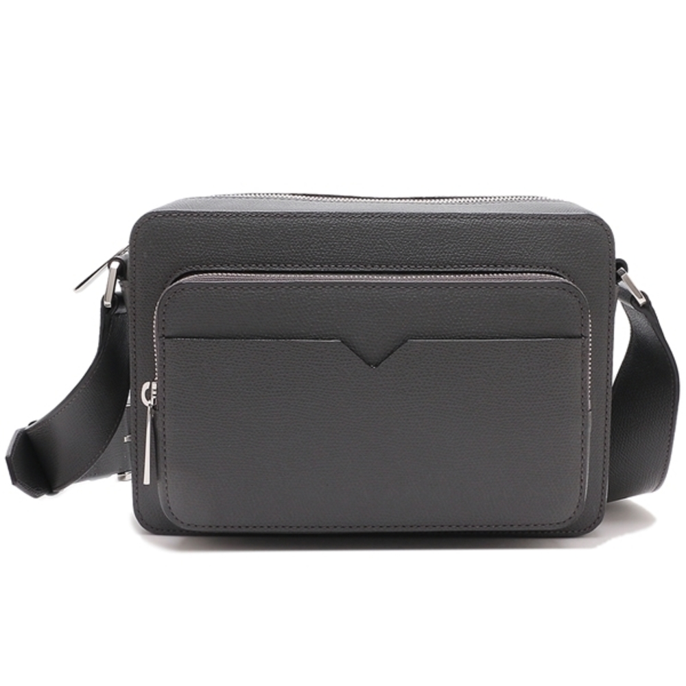 Valextra Shoulder Bag Reporter Bag Gray